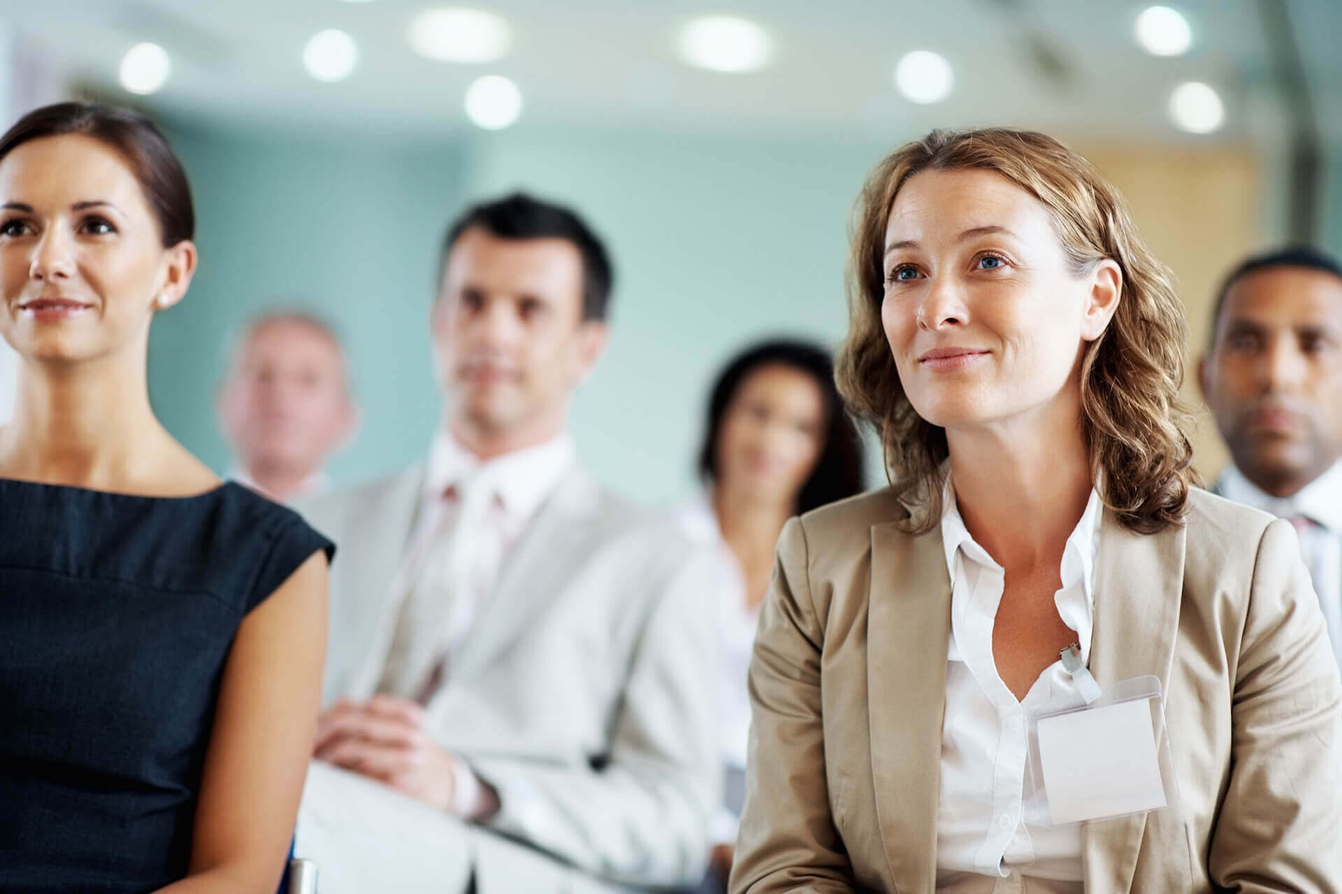 Diverse group of Landmark Forum participants